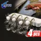 ANFS Moscas secas Zebra Midge Parachute atadas a mano - imagen 3