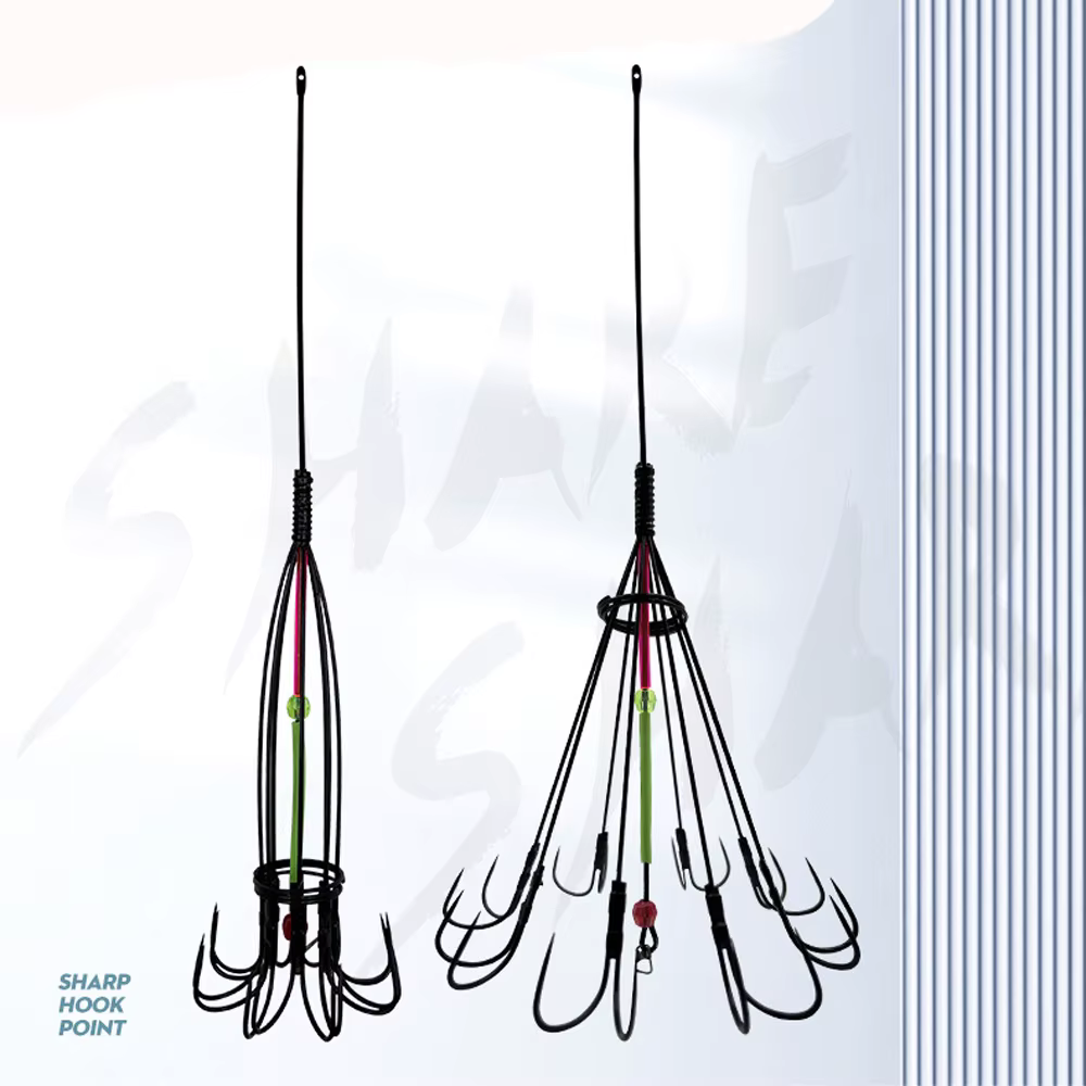 Anzuelo Triple 6 Garras para Pulpo