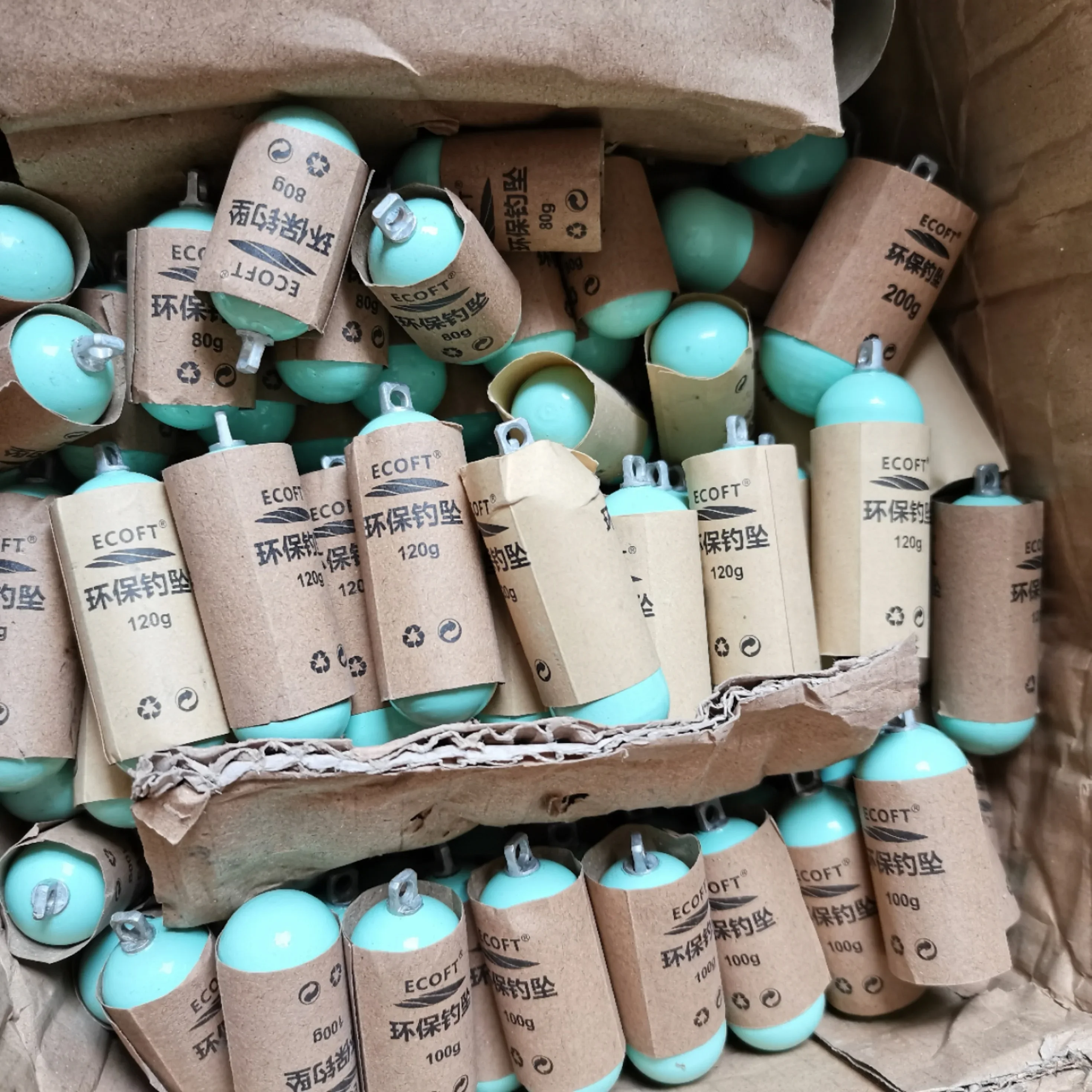 Plomo de pesca ecológico anticolgante – Largo alcance para aguas profundas - imagen 4