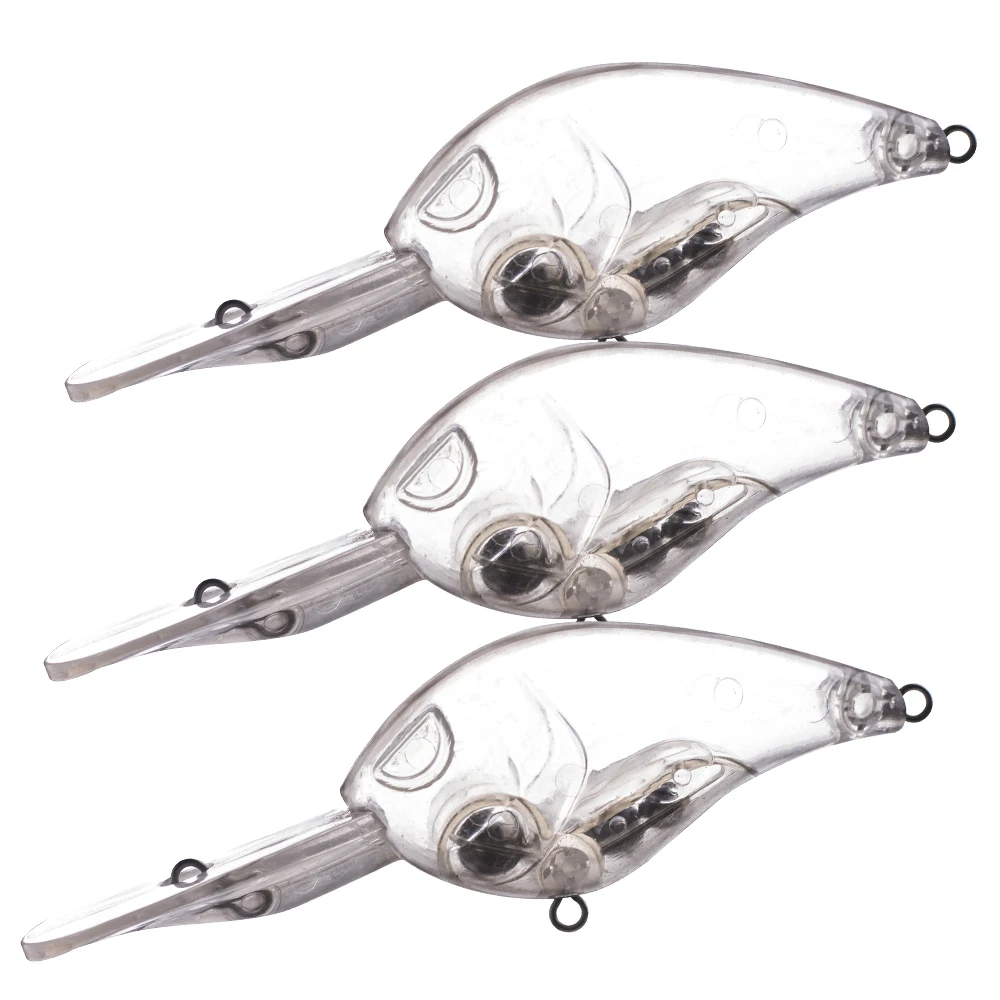 Crankbait en blanco grande, formato de agua profunda