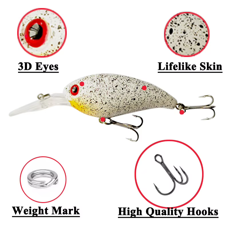 Crankbait para trucha 10 cm 14 g – Swimbait currican efectivo - imagen 3