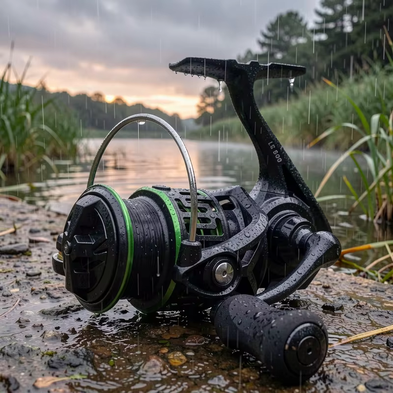 Carrete Spinning Ligero para Pesca en Agua Dulce y Salada - imagen 4