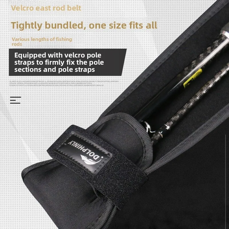 Funda para cañas QAJTAO Luya con correa doble capa y hombro - imagen 3
