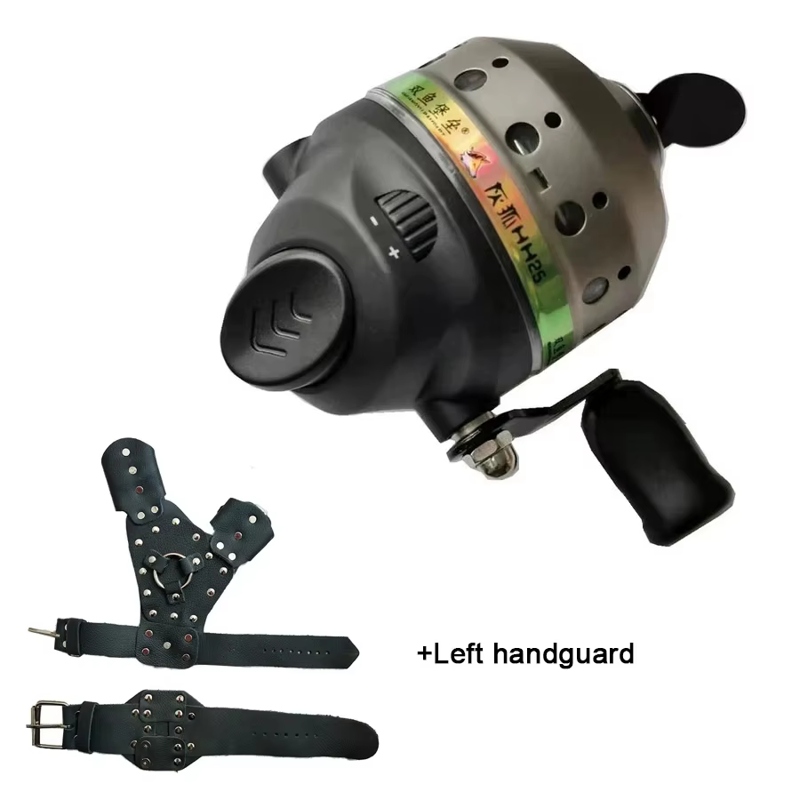 Carrete de pesca trenzado PE 4 hebras – tirachinas integrado - imagen 4