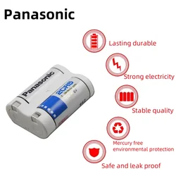 Batería litio Panasonic 2CR5 6V para cámaras Canon EOS y Minolta