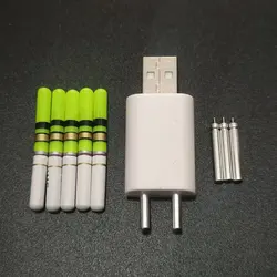 Luz LED recargable para pesca nocturna con caña