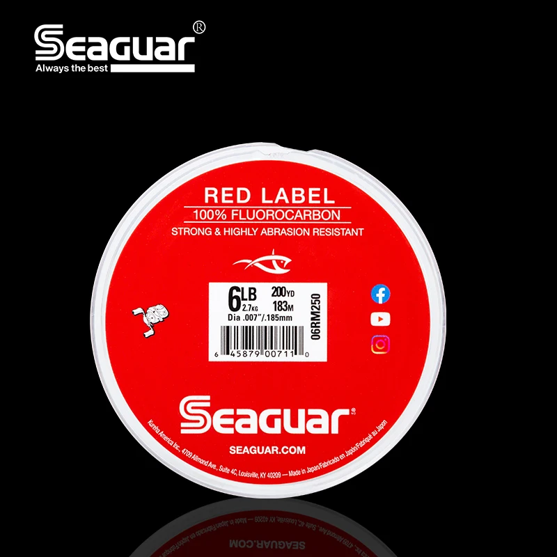 Uso en carrete y nudos con Seaguar Red LABEL