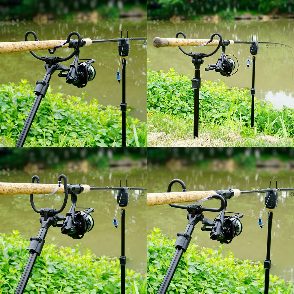 Soporte de caña Hirisi en U de goma para pesca en río - imagen 3