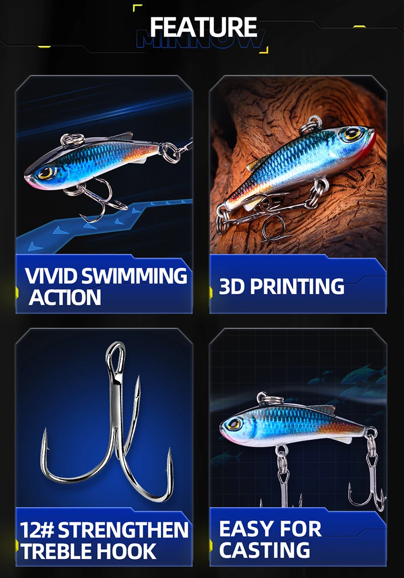 Colores disponibles del señuelo VIB