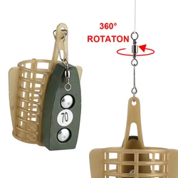 Jaula de alimentación FTK giratoria 360º para carpas de fondo