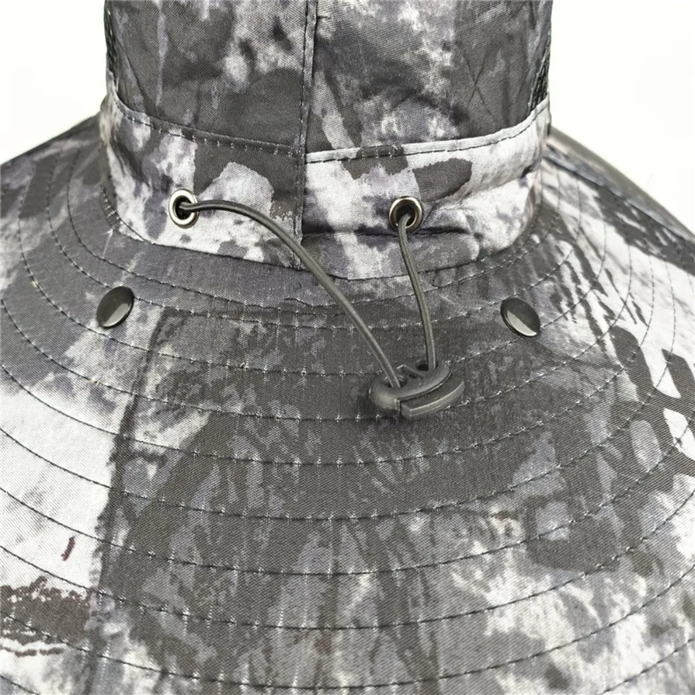 Sombrero de sol ala ancha UV con protección cuello para playa - imagen 3