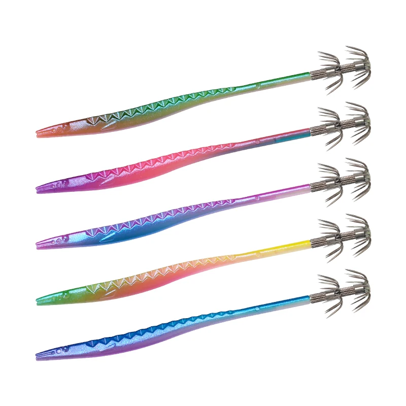 Señuelo para calamar luminoso UV horizontal Egi pulpo artificial