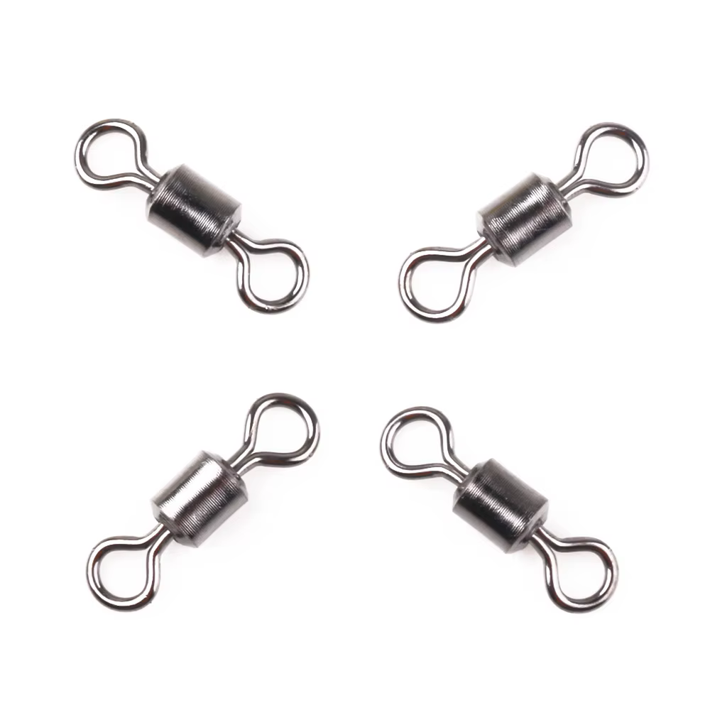 Conector giratorio acero inoxidable para pesca de carpa anillo sólido - imagen 4