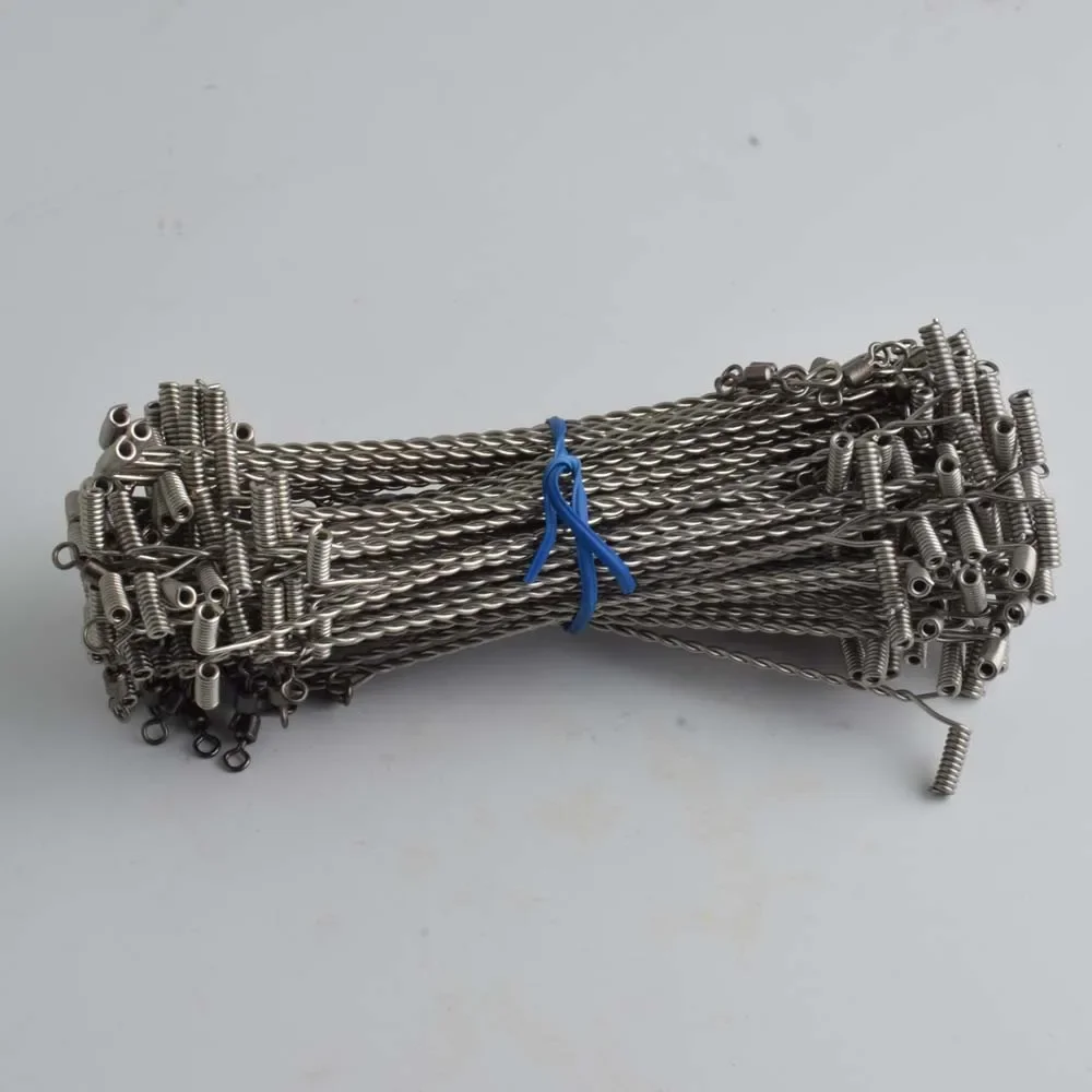 Giros T-snap de acero para pesca con cuerda retorcida - imagen 4