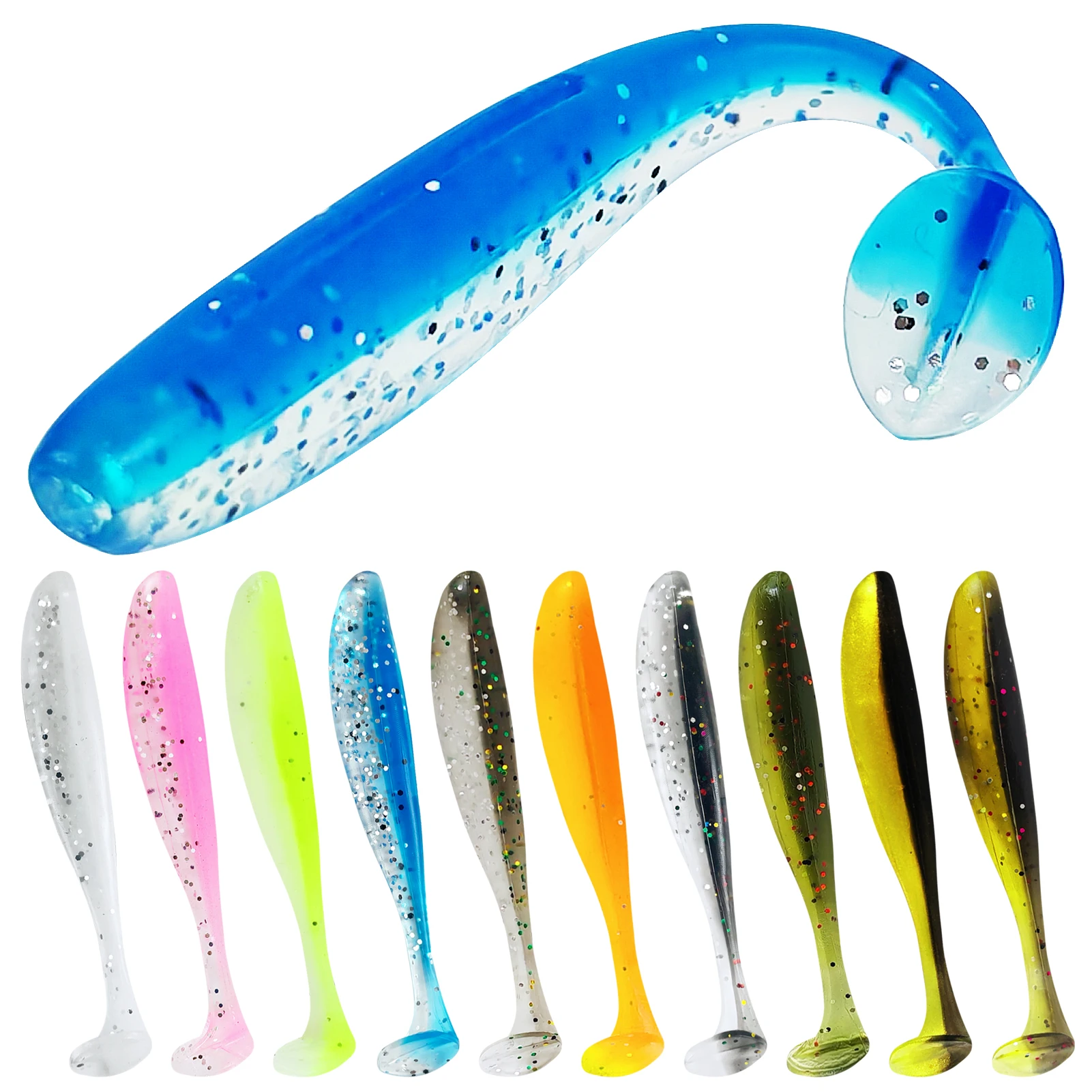 Swimbait con cola de paleta