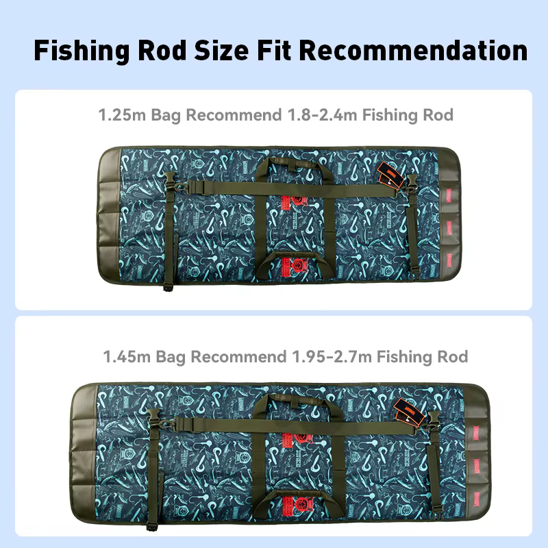 Funda impermeable Kingdom para caña de pescar – 1,45 m - imagen 5