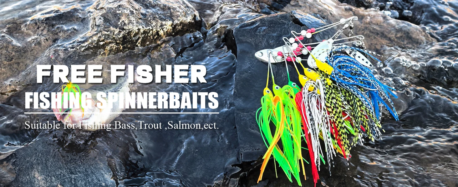 Buzzbaits y spinnerbait para pesca de lubina