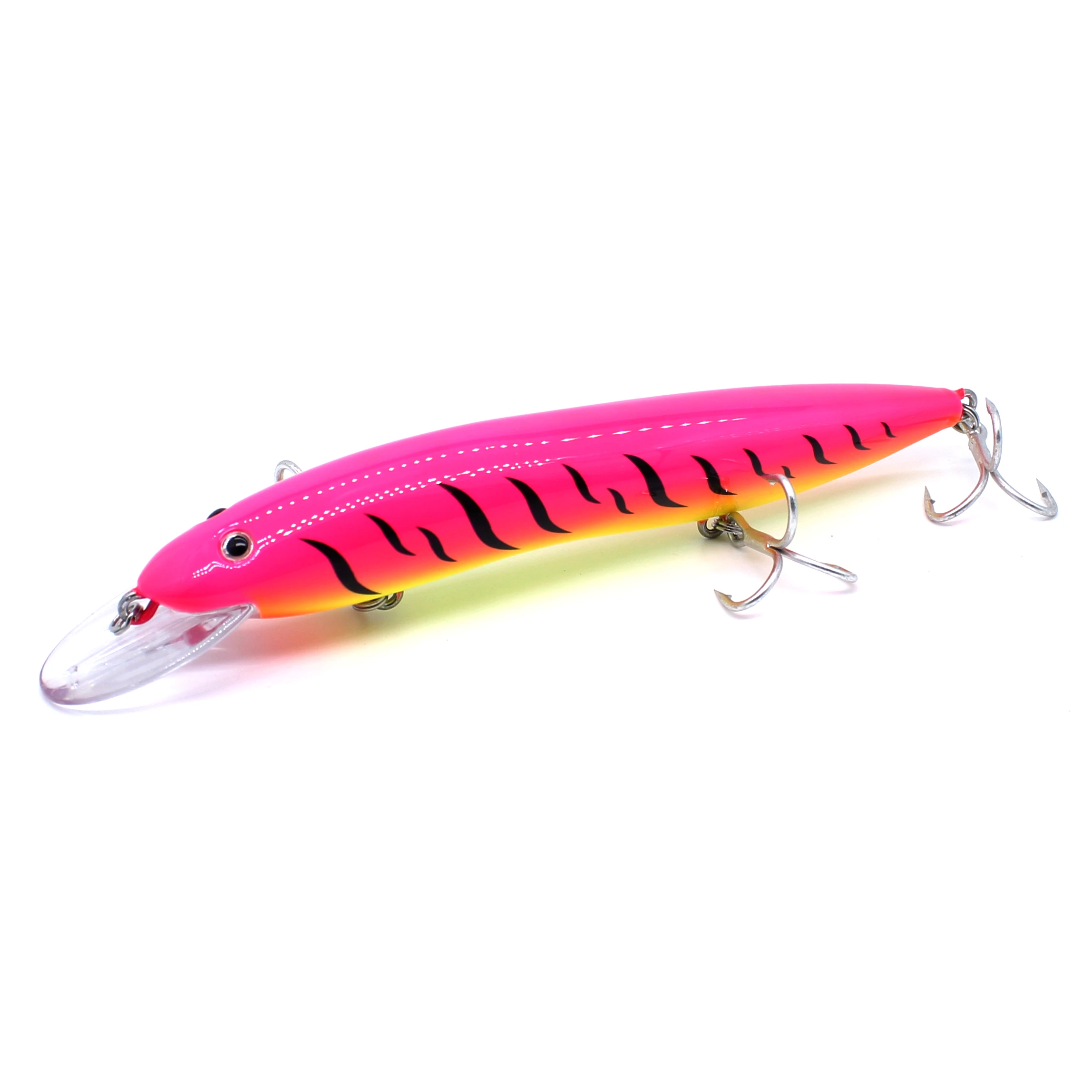 Jerkbait flotante 150mm - 4 anzuelos triples pesca profunda - imagen 4