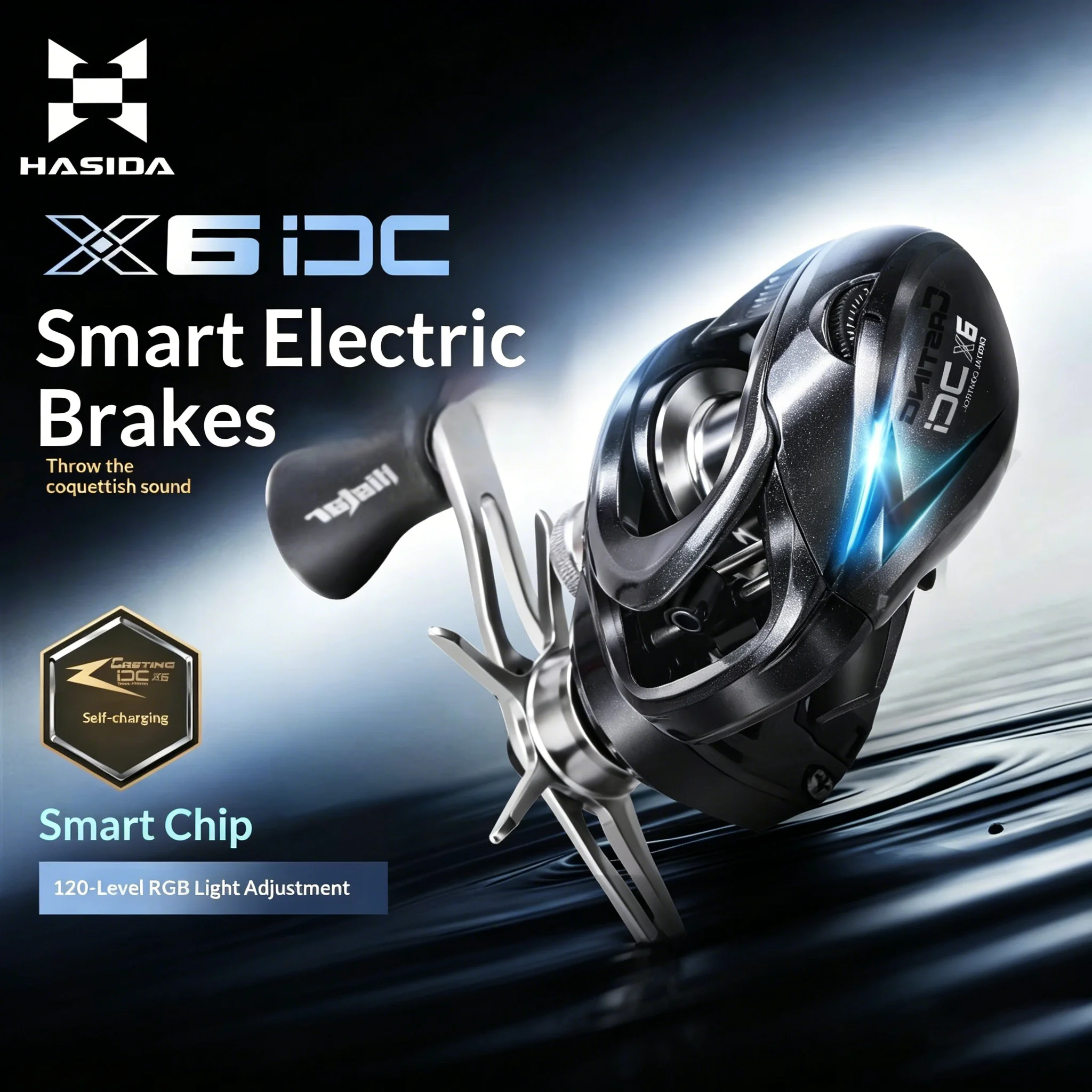 Carrete de Pesca HISTAR X6 DC con freno electrónico – Alta velocidad - imagen 3