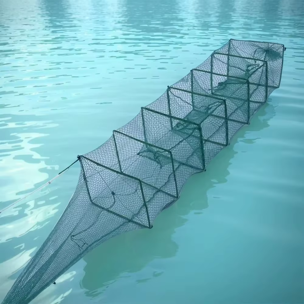 Red de pesca plegable portátil para anguilas y lochas - imagen 4