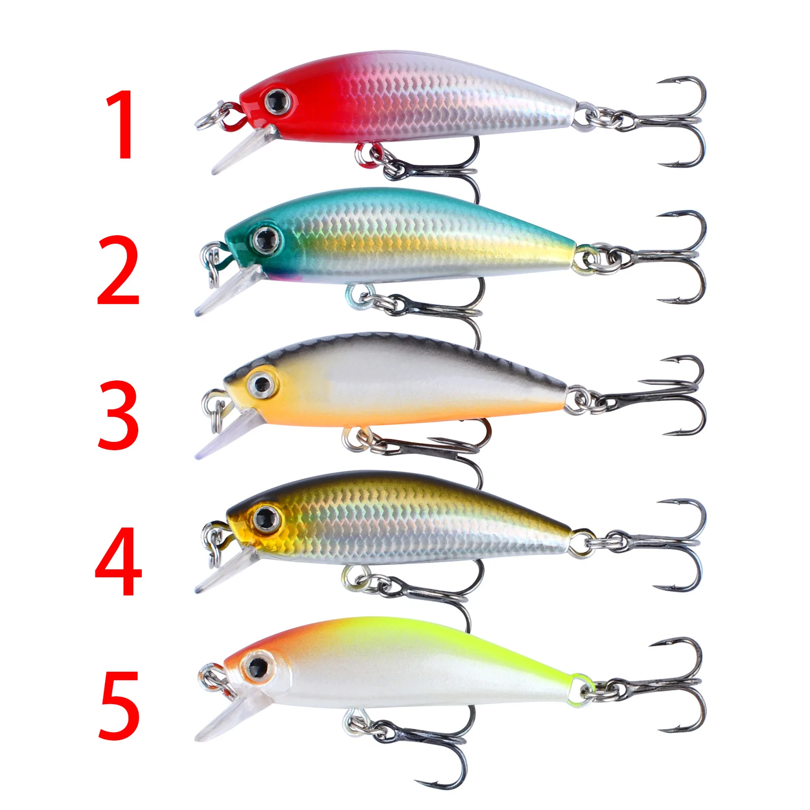 Micro Minnow Wobbler largo alcance hundimiento rápido trucha y lubina - imagen 5