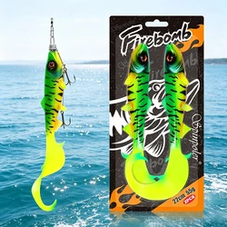 Spinpoler Firebomb Swimbait – Cola ondulada, nado lento, peces