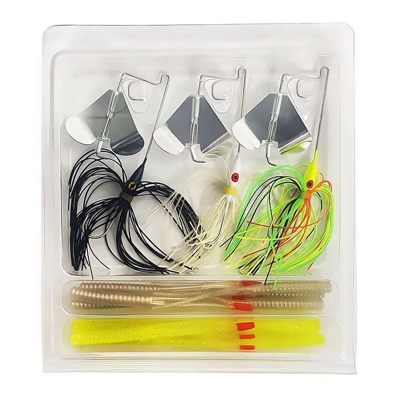 Spinnerbait Bazooka Doble Pala – Señuelos para lubina y lucio - imagen 4