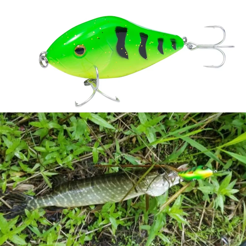 Hunthouse Slider Sinker VIB jerkbait de hundimiento para lucio - imagen 5
