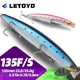 LETOYO Jerkbait Minnow hundible de largo alcance para lubina