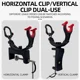 Soporte ajustable cañas ShareShark doble cabezal plástico - imagen 2