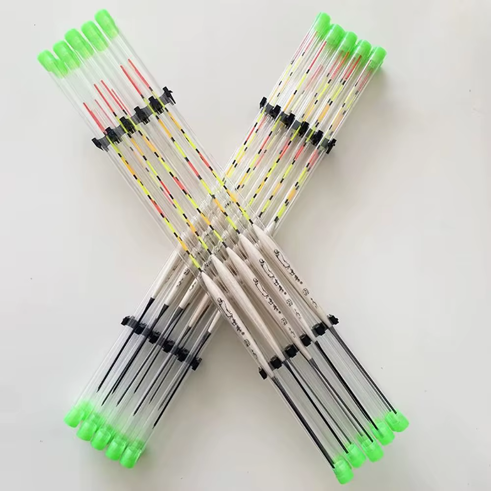 Flotador de pesca de balsa sensible con tubo corredizo