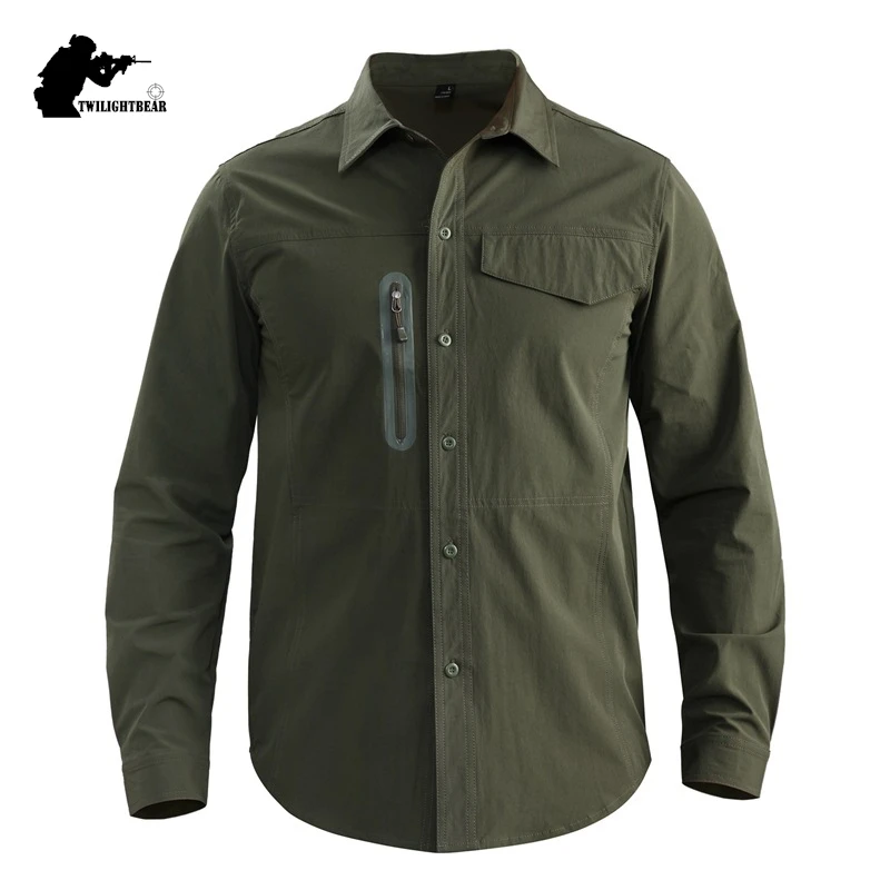 Camisa de pesca elástica AF54 – Secado rápido y múltiples bolsillos - imagen 3