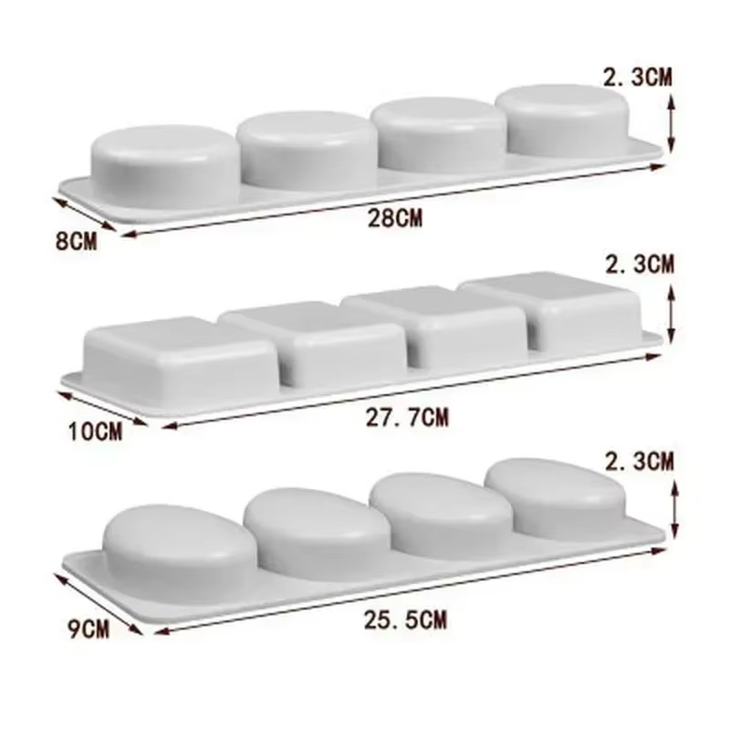 Moldes de silicona 3D para jabones, pasteles y chocolate – Varias formas - imagen 2