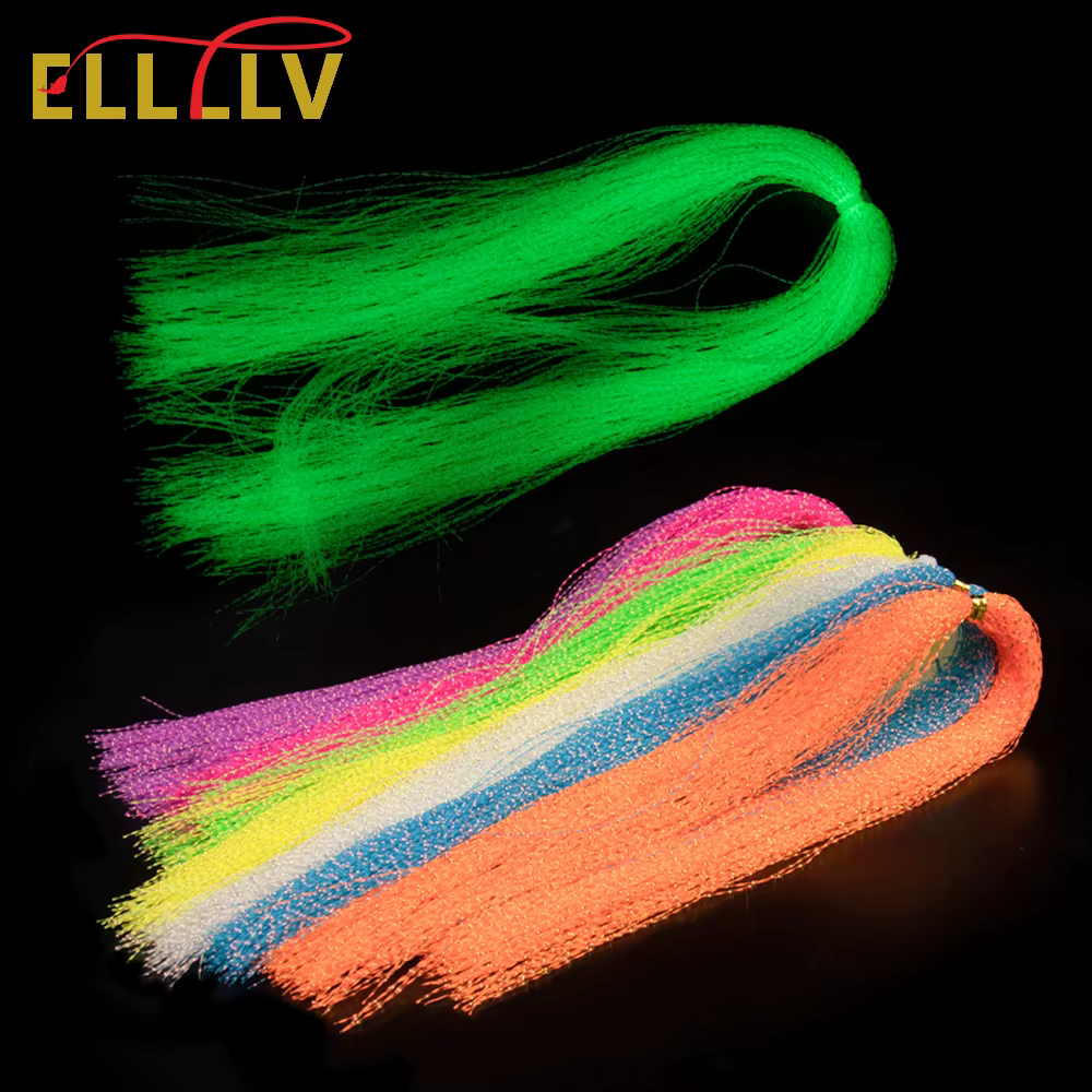 Flashabou holografico para mosca – Senuelo colorido oropel cristal
