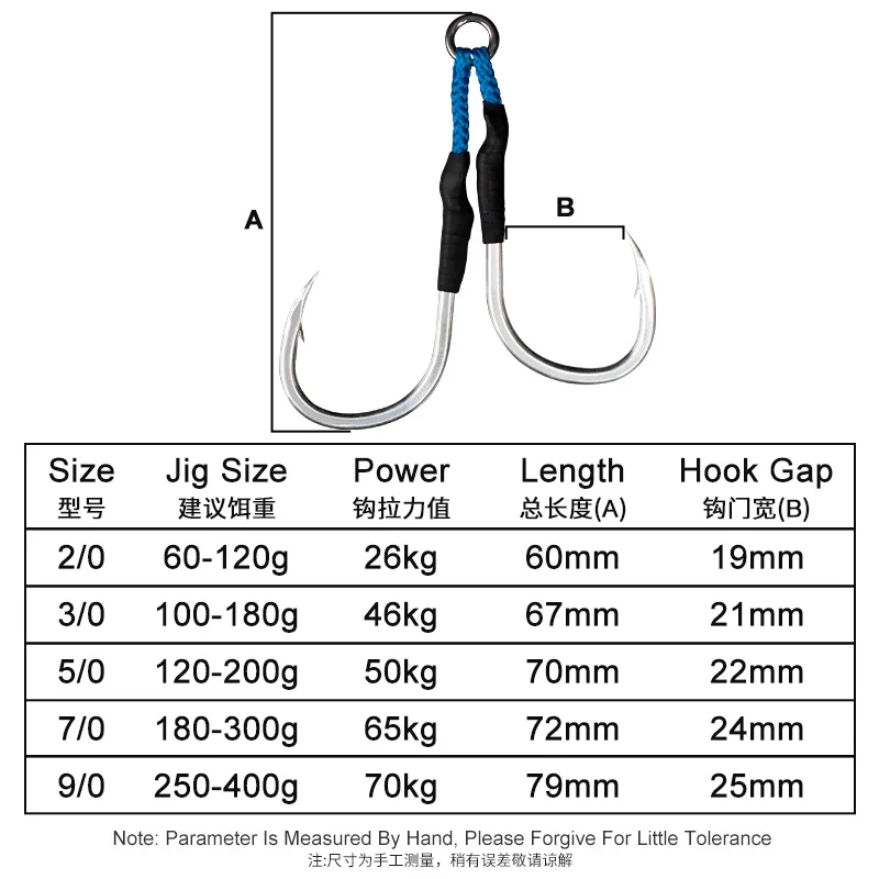 Obsession Anzuelo Jigging Alta Resistencia para Agua Salada Duradero - imagen 2
