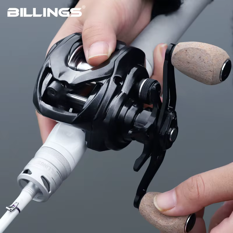 Carrete de Pesca BILLINGS con bobina de metal para agua dulce y salada - imagen 5