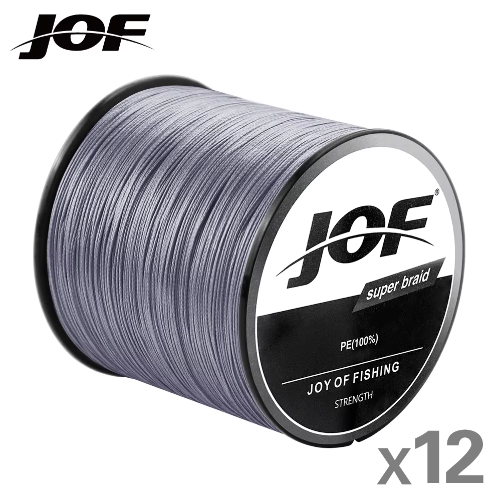 JOF X12 línea trenzada PE doce hebras súper fuerte para carpa - imagen 5