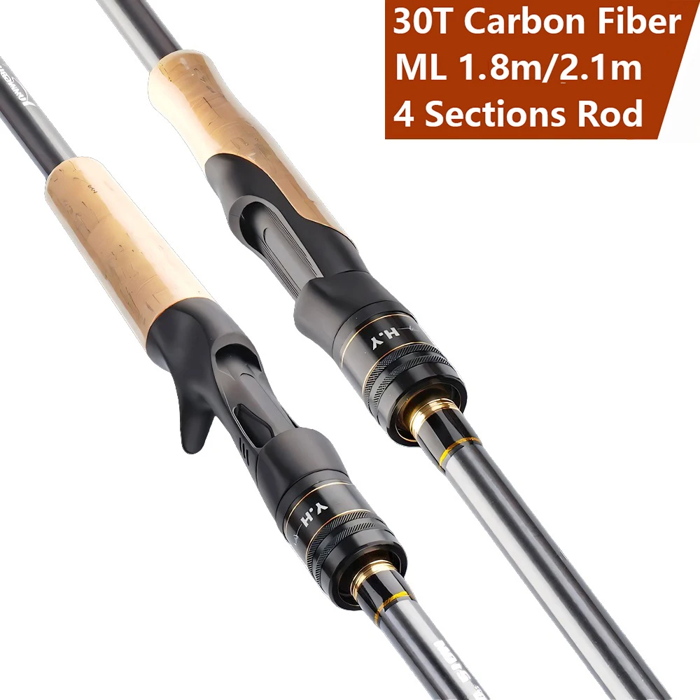 Caña spinning carbono 30T Ultra Light 1.8m – Acción ML para blackbass y trucha - imagen 2