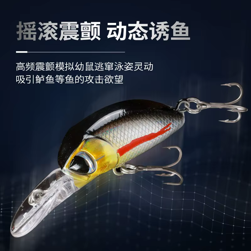 Carkbait Minnow Flotante 5,2 cm 4 g Jerkbait Lucio - imagen 5