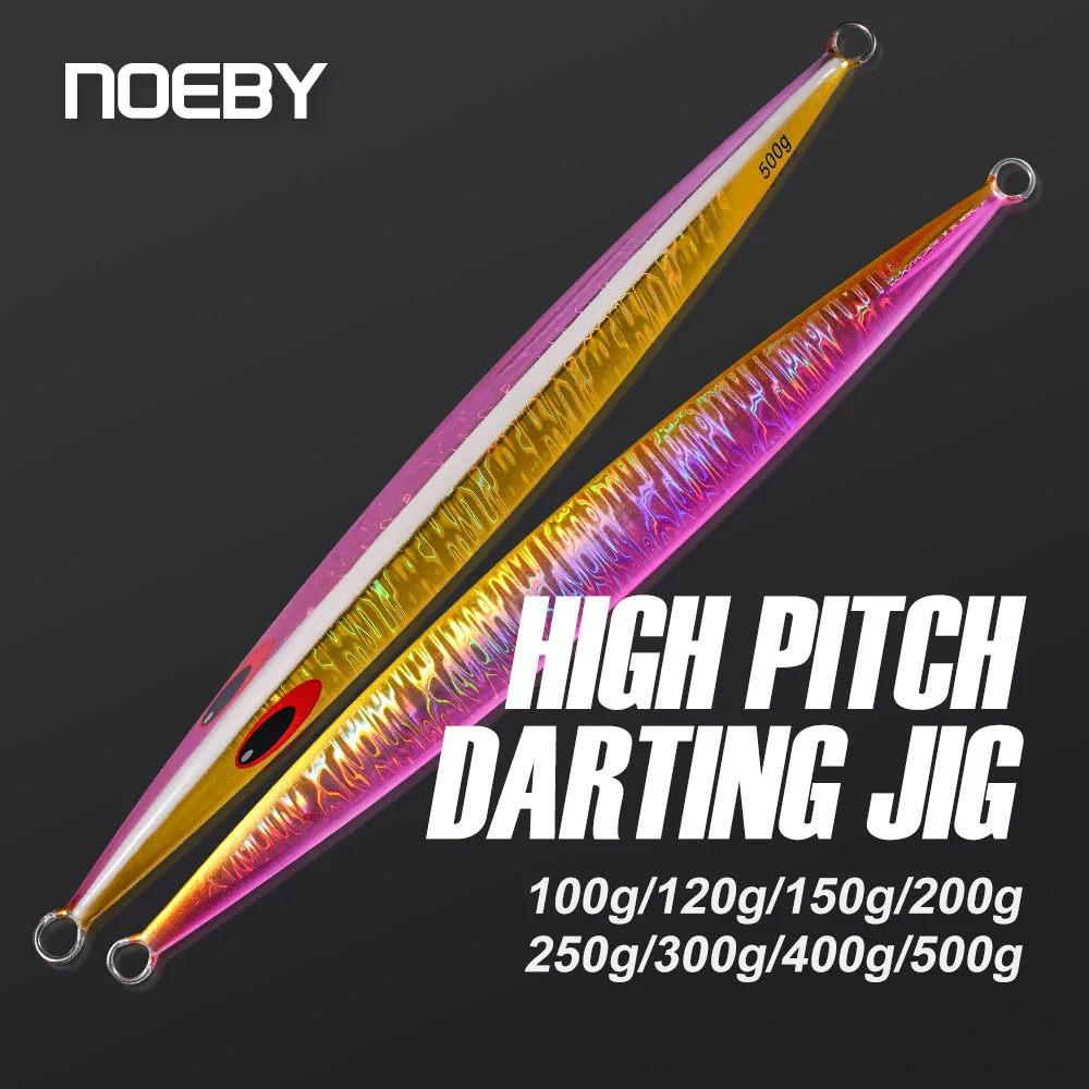 NOEBY Fast Fall Metal Jig – Jig vertical hundido para mar 500g