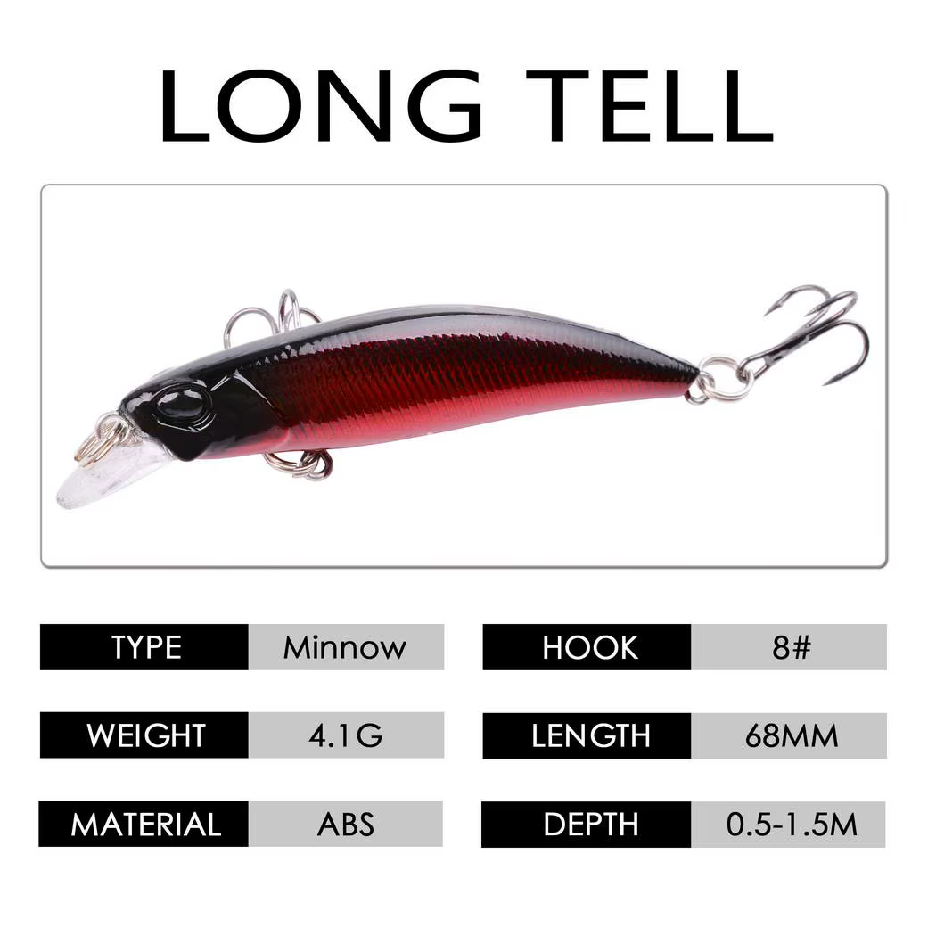 Minnow Popper Señuelos Pesca Profunda – Set modelos flotantes - imagen 2