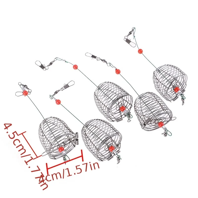 Jaula de cebo acero inoxidable – Accesorio pesca - imagen 2