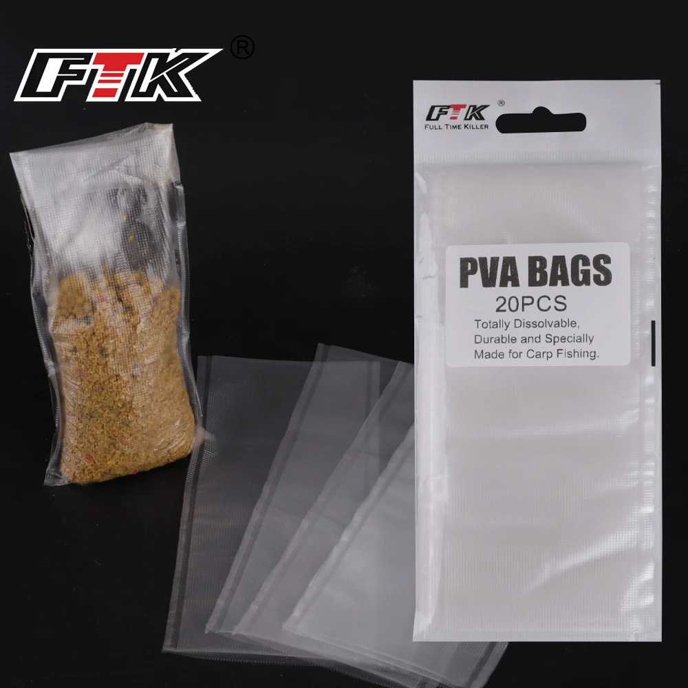 Bolsa PVA ecológica para cebos de pesca