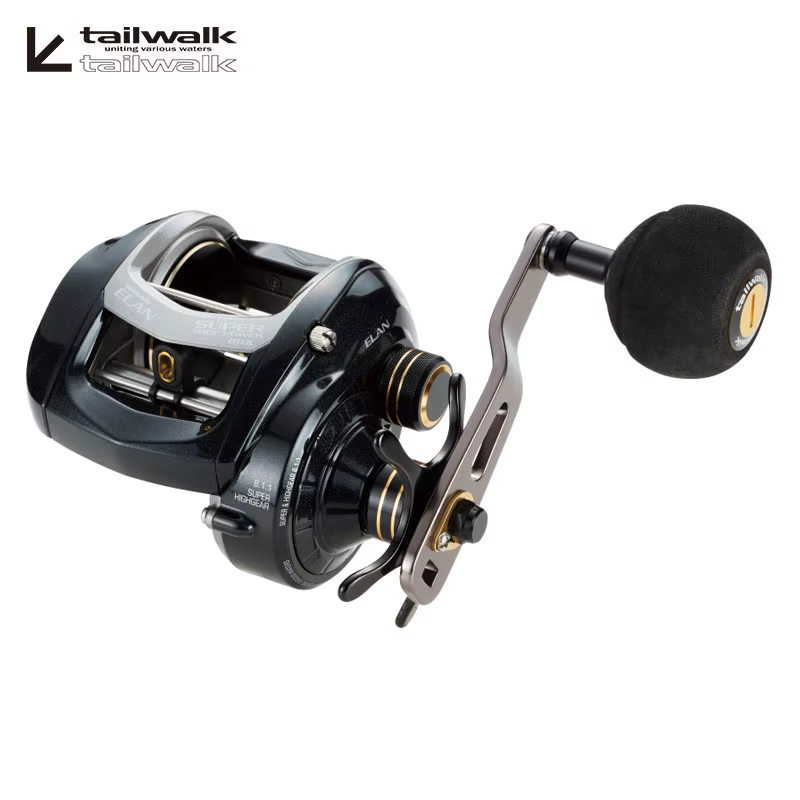 Tailwalk Elan Super Wide Power – Carrete baitcasting de bobina profunda - imagen 3