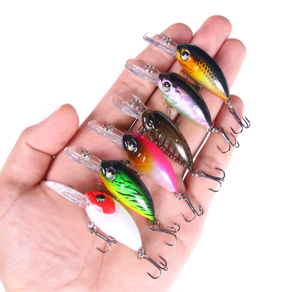 Tiny Klash Crankbait flotante para lubina y lucio con buceo - imagen 3