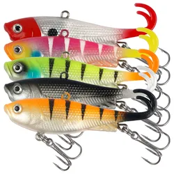 Swimbait blando Obsession con jig head preinstalado 12g para lubina