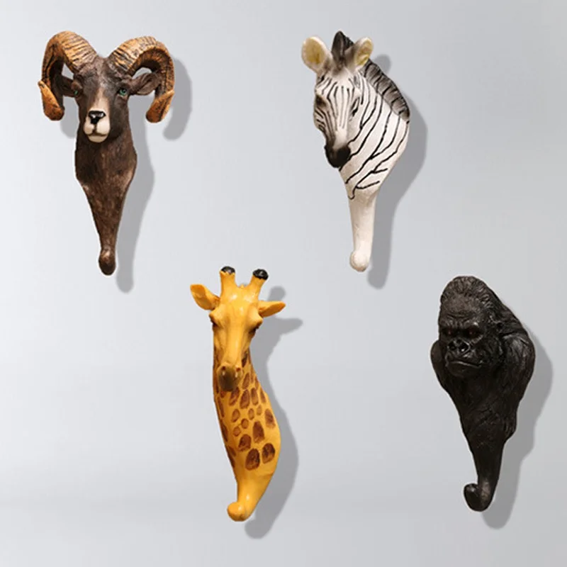 Perchero Vintage de resina para pared – Gancho decorativo estilo retro - imagen 5