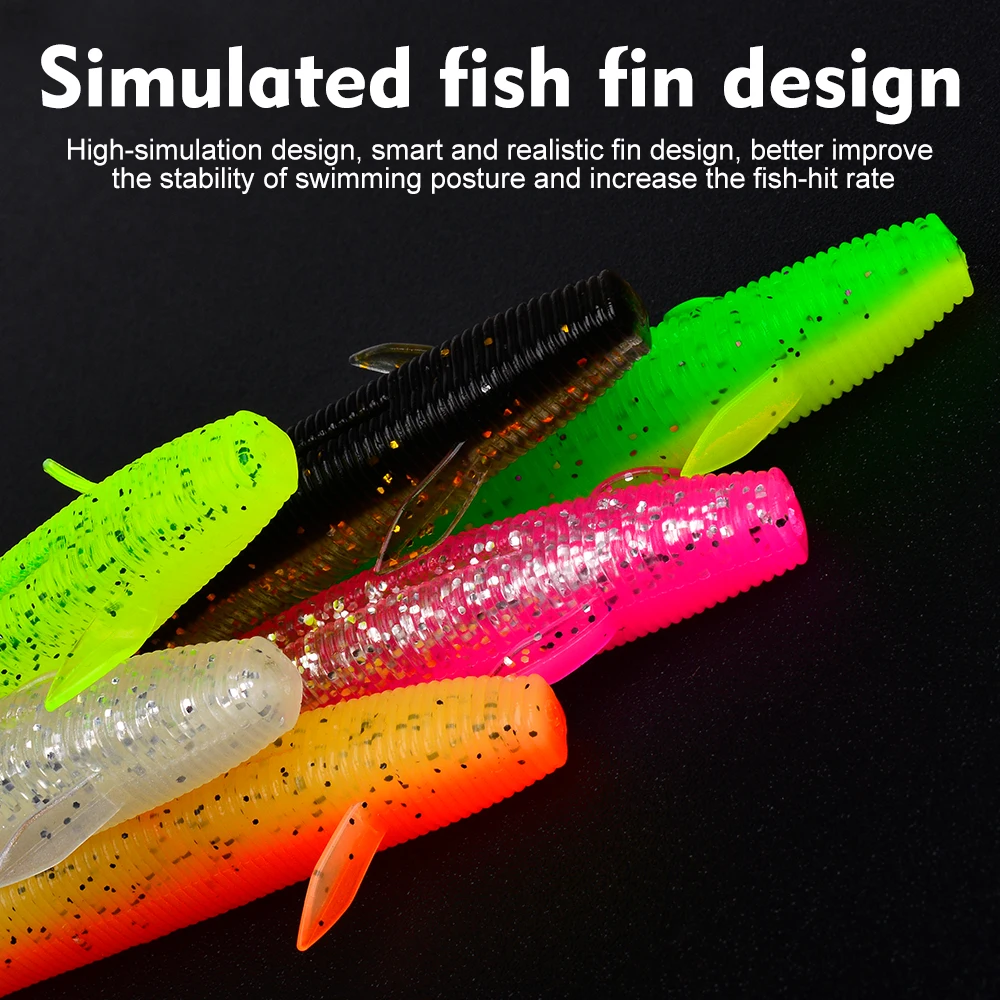 PROBEROS Señuelos de silicona multicolor para lubina - imagen 5