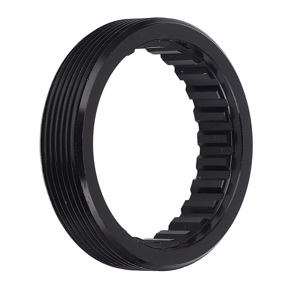 Anillo dentado para trinquete de bicicleta de aluminio negro - imagen 4