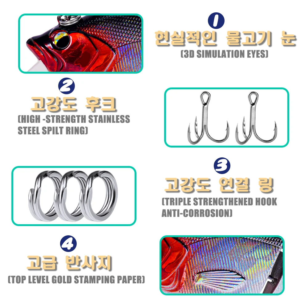 Señuelo artificial Swimbait 75mm – Acción wobbler para mar - imagen 5